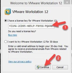 vmware workstation 12 pro key